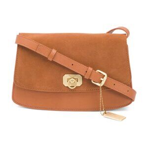 MONCRIEF LONDON Leather Contrast Crossbody Bag